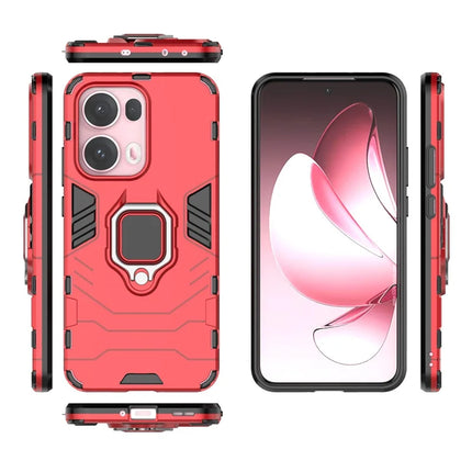 For Oppo Reno13 Pro 5G Case PC + TPU Protective Phone Cover with Ring Kickstand
