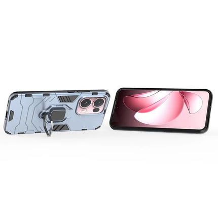 For Oppo Reno13 Pro 5G Case PC + TPU Protective Phone Cover with Ring Kickstand