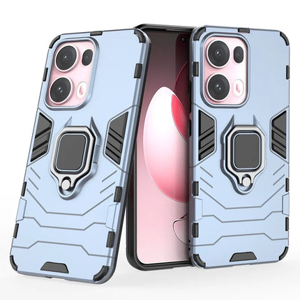 For Oppo Reno13 Pro 5G Case PC + TPU Protective Phone Cover with Ring Kickstand