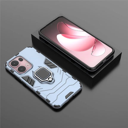 For Oppo Reno13 Pro 5G Case PC + TPU Protective Phone Cover with Ring Kickstand