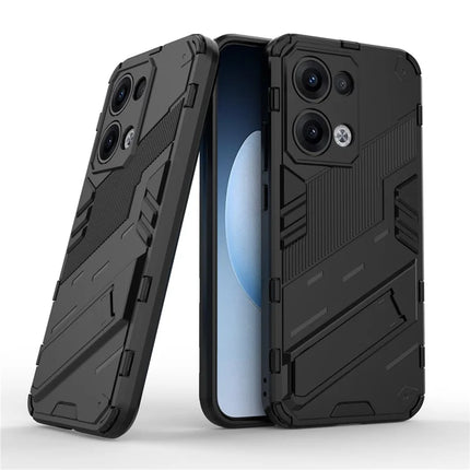 For Oppo Reno13 5G (Global) Case PC + TPU Shockproof Phone Cover with Kickstand