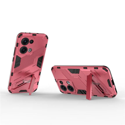For Oppo Reno13 5G (Global) Case PC + TPU Shockproof Phone Cover with Kickstand