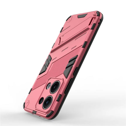 For Oppo Reno13 5G (Global) Case PC + TPU Shockproof Phone Cover with Kickstand