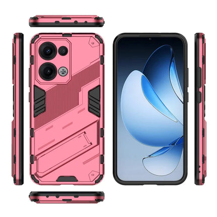 For Oppo Reno13 5G (Global) Case PC + TPU Shockproof Phone Cover with Kickstand