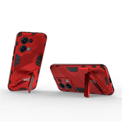 For Oppo Reno13 5G (Global) Case PC + TPU Shockproof Phone Cover with Kickstand