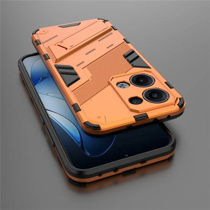 For Oppo Reno13 5G (Global) Case PC + TPU Shockproof Phone Cover with Kickstand