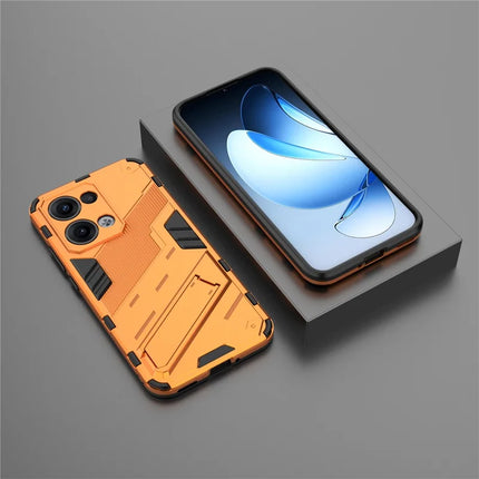 For Oppo Reno13 5G (Global) Case PC + TPU Shockproof Phone Cover with Kickstand