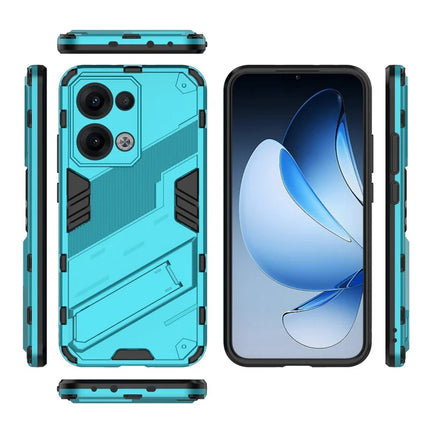 For Oppo Reno13 5G (Global) Case PC + TPU Shockproof Phone Cover with Kickstand