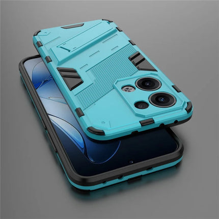 For Oppo Reno13 5G (Global) Case PC + TPU Shockproof Phone Cover with Kickstand