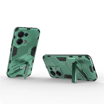 For Oppo Reno13 5G (Global) Case PC + TPU Shockproof Phone Cover with Kickstand