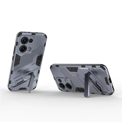 For Oppo Reno13 5G (Global) Case PC + TPU Shockproof Phone Cover with Kickstand