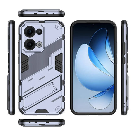 For Oppo Reno13 5G (Global) Case PC + TPU Shockproof Phone Cover with Kickstand