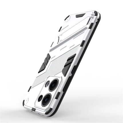 For Oppo Reno13 5G (Global) Case PC + TPU Shockproof Phone Cover with Kickstand