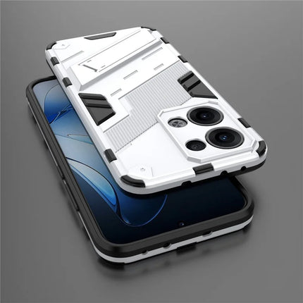 For Oppo Reno13 5G (Global) Case PC + TPU Shockproof Phone Cover with Kickstand