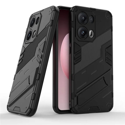 For Oppo Reno13 Pro 5G Case PC + TPU Shockproof Phone Cover with Kickstand
