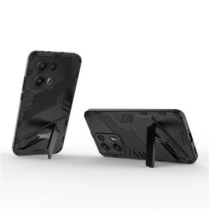 For Oppo Reno13 Pro 5G Case PC + TPU Shockproof Phone Cover with Kickstand