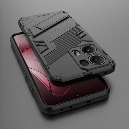 For Oppo Reno13 Pro 5G Case PC + TPU Shockproof Phone Cover with Kickstand