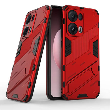 For Oppo Reno13 Pro 5G Case PC + TPU Shockproof Phone Cover with Kickstand