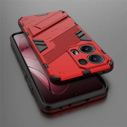For Oppo Reno13 Pro 5G Case PC + TPU Shockproof Phone Cover with Kickstand