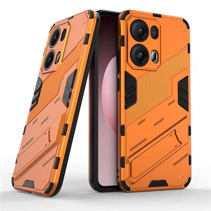 For Oppo Reno13 Pro 5G Case PC + TPU Shockproof Phone Cover with Kickstand