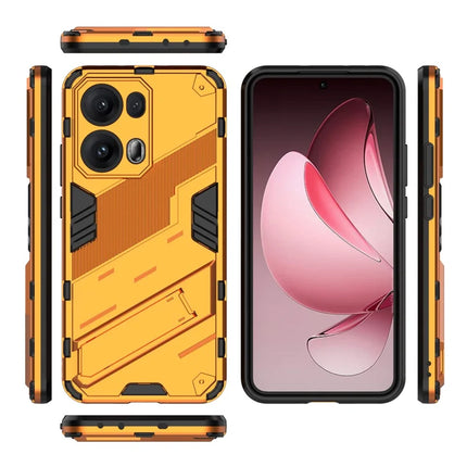 For Oppo Reno13 Pro 5G Case PC + TPU Shockproof Phone Cover with Kickstand