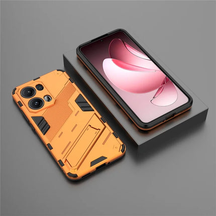 For Oppo Reno13 Pro 5G Case PC + TPU Shockproof Phone Cover with Kickstand