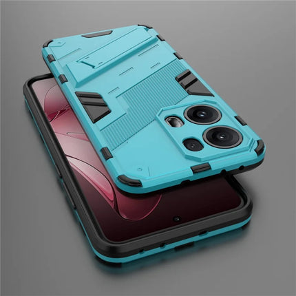 For Oppo Reno13 Pro 5G Case PC + TPU Shockproof Phone Cover with Kickstand