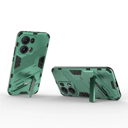 For Oppo Reno13 Pro 5G Case PC + TPU Shockproof Phone Cover with Kickstand