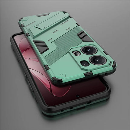 For Oppo Reno13 Pro 5G Case PC + TPU Shockproof Phone Cover with Kickstand