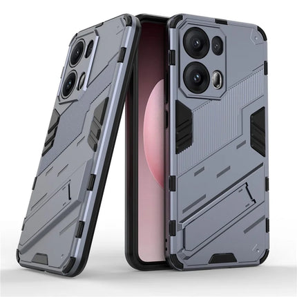 For Oppo Reno13 Pro 5G Case PC + TPU Shockproof Phone Cover with Kickstand