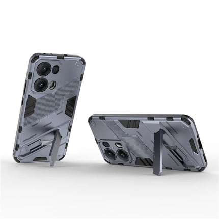 For Oppo Reno13 Pro 5G Case PC + TPU Shockproof Phone Cover with Kickstand