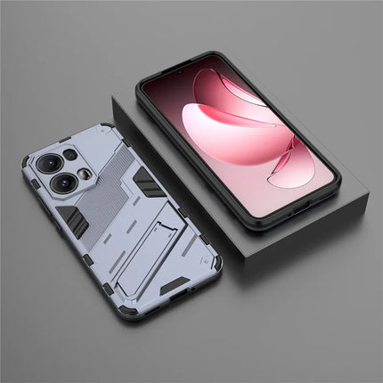 For Oppo Reno13 Pro 5G Case PC + TPU Shockproof Phone Cover with Kickstand