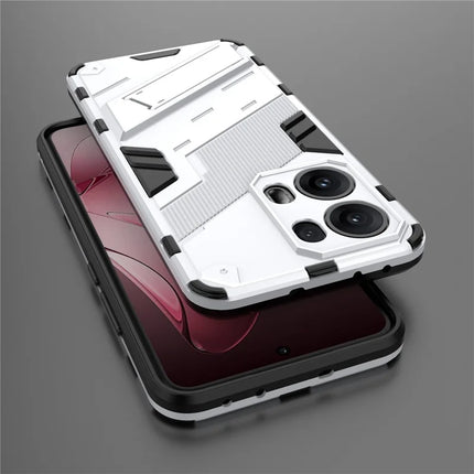 For Oppo Reno13 Pro 5G Case PC + TPU Shockproof Phone Cover with Kickstand