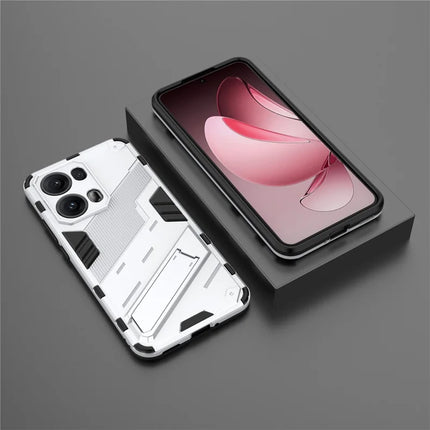 For Oppo Reno13 Pro 5G Case PC + TPU Shockproof Phone Cover with Kickstand
