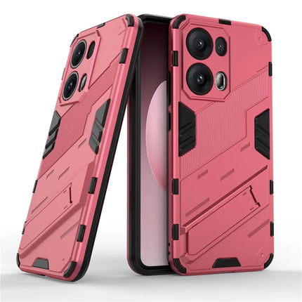 For Oppo Reno13 Pro 5G Case PC + TPU Shockproof Phone Cover with Kickstand