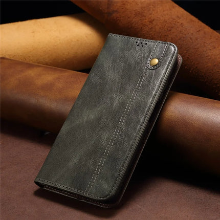 For Samsung Galaxy A13 4G / 5G Case Crazy Horse Texture Waxy Leather Wallet Stand Phone Cover