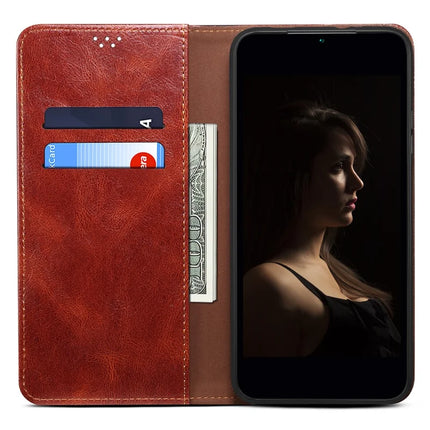 For Samsung Galaxy A13 4G / 5G Case Crazy Horse Texture Waxy Leather Wallet Stand Phone Cover