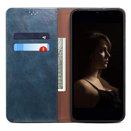 For Samsung Galaxy A13 4G / 5G Case Crazy Horse Texture Waxy Leather Wallet Stand Phone Cover
