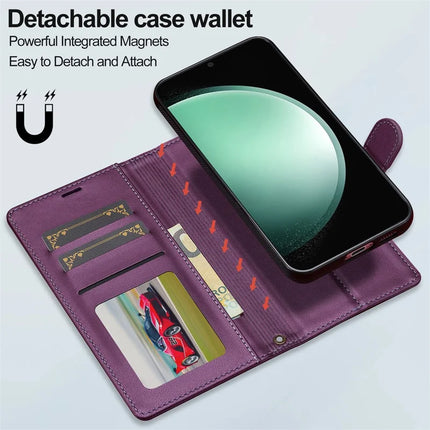 LC.IMEEKE L2 Series for Samsung Galaxy A36 5G Case PU Leather Wallet Detachable Magnetic Phone Cover