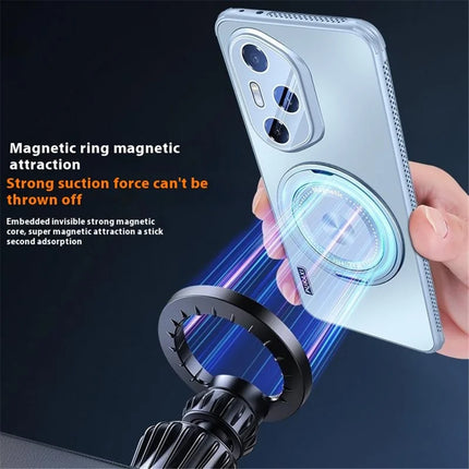 For Honor 300 Ultra Case Compatible with MagSafe Kickstand TPU PC Heat Dissipation Phone Cover