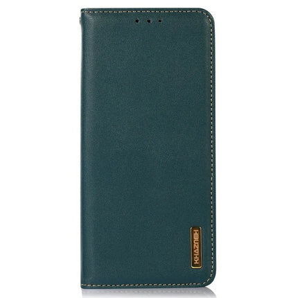 KHAZNEH Genuine Cow Leather Wallet Case for OnePlus Ace 5 Pro 5G / Ace 5 5G / 13R 5G Nappa Texture Phone Cover