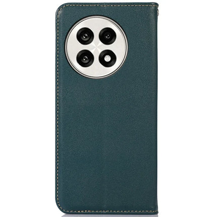 KHAZNEH Genuine Cow Leather Wallet Case for OnePlus Ace 5 Pro 5G / Ace 5 5G / 13R 5G Nappa Texture Phone Cover
