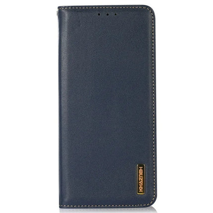 KHAZNEH Genuine Cow Leather Wallet Case for OnePlus Ace 5 Pro 5G / Ace 5 5G / 13R 5G Nappa Texture Phone Cover