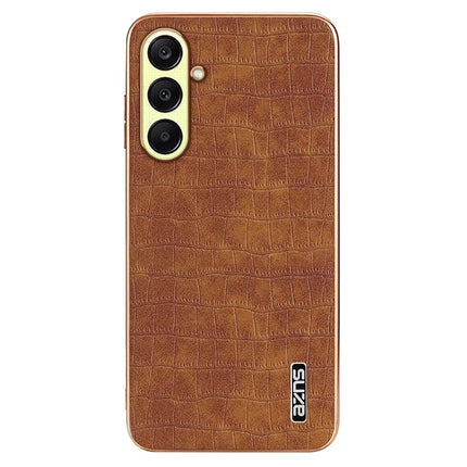 AZNS For Samsung Galaxy A56 5G Case Electroplating Crocodile Texture PU + TPU Phone Cover