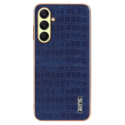 AZNS For Samsung Galaxy A56 5G Case Electroplating Crocodile Texture PU + TPU Phone Cover