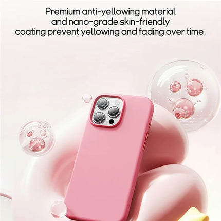 BASEUS For iPhone 16 Pro Case Compatible with MagSafe Liquid Silicone 0.2mm Phone Back Cover