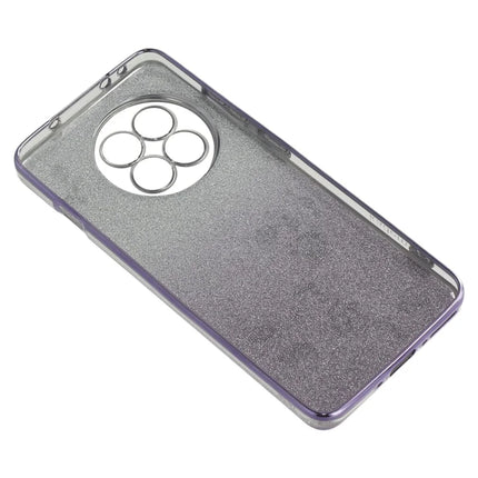 KADEM For OnePlus Ace 5 5G / 13R 5G Case Ring Kickstand TPU Flowers Phone Cover Gradient Glitter