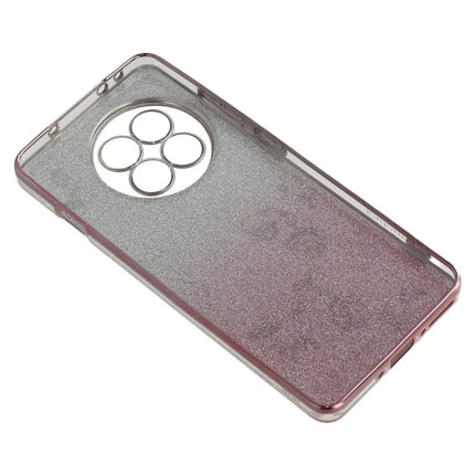 KADEM For OnePlus Ace 5 5G / 13R 5G Case Ring Kickstand TPU Flowers Phone Cover Gradient Glitter