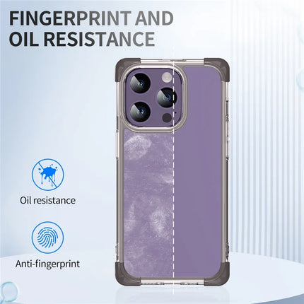 For iPhone 15 Pro Max Case Reinforced Corners TPU + Acrylic Clear Phone Back Cover