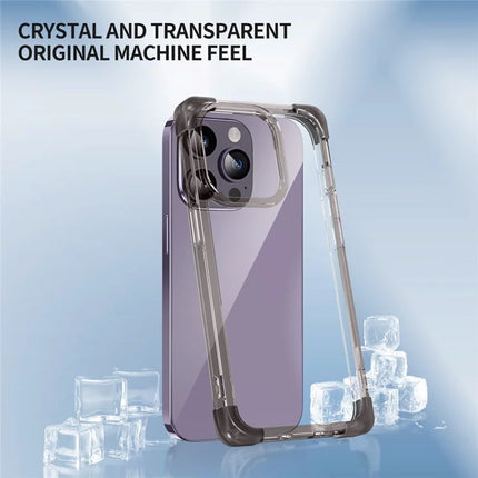 For iPhone 15 Pro Max Case Reinforced Corners TPU + Acrylic Clear Phone Back Cover